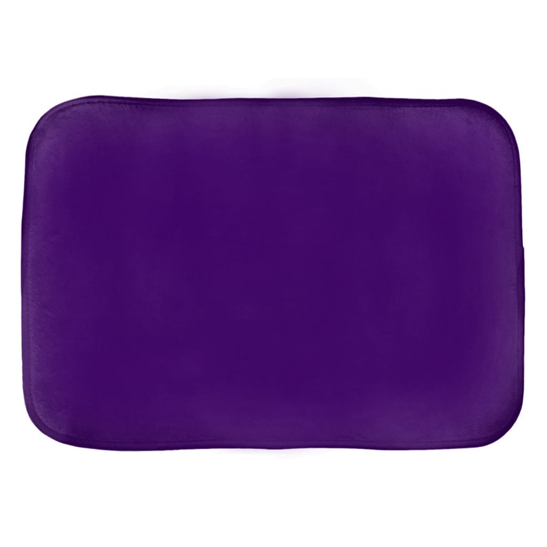 Classic Bath Mat Deep Purple Etsy