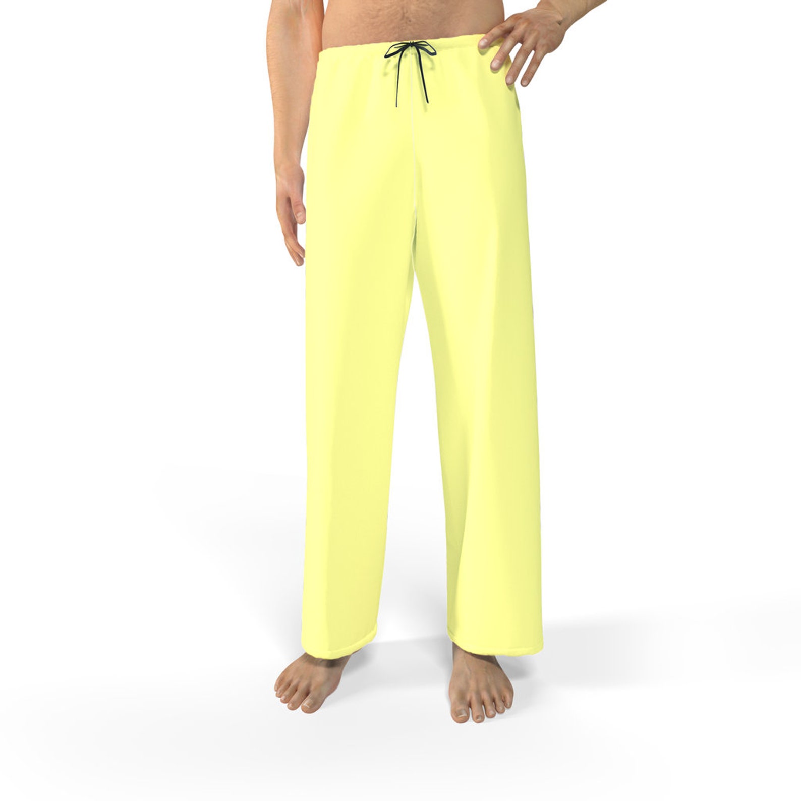 Classic Pajama Pants Happy Yellow Etsy