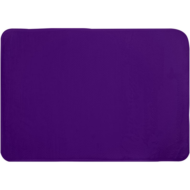 Classic Bath Mat Deep Purple Etsy