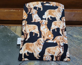 GOLDEN RETRIEVERS Goldens  Padded Book Kindle E-Reader Sleeve Dogs PUPPY Dog Breed  Book Lover