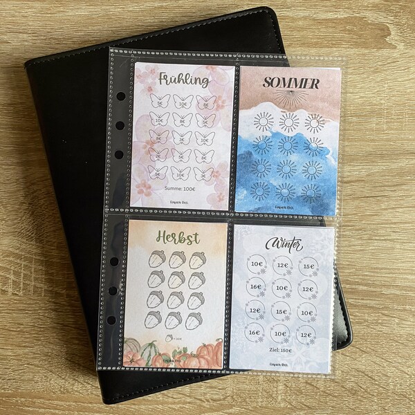 Jahreszeiten-Challenge | Mini | A5 Binder