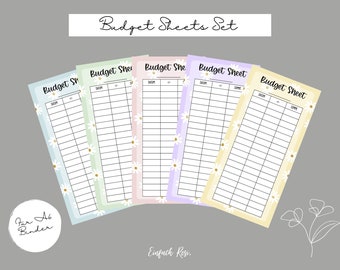 Sinking Fund Tracker Daisies | Download | Budget planner A6