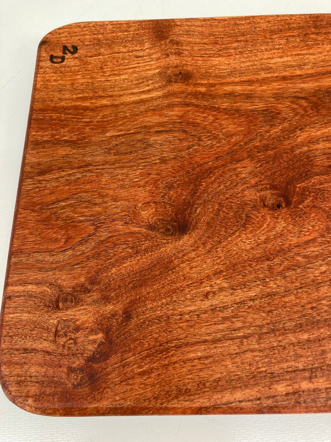 430. Mesquite wood cutting board with ocean blue resin inlay. Etsy