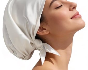 Double Lined Mulberry Silk Sleep Turban - Hair Wrap Bonnet