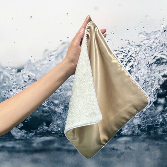 100 Natural Silk Face and Hand Towel Double Sided for Sensitive Skin Silk Face Washcloth by INNELLI Etsy