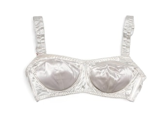 Mulberry Silk Balconette Bra with Hyaluronic Acid, Adjustable Straps