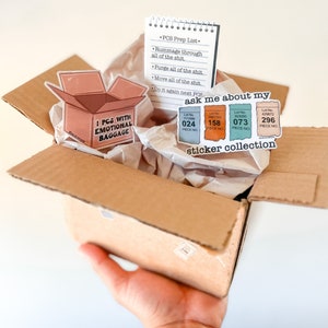 The PCS Collection 3 Pack: Ask me/Sticker Collection, PCS Prep List, PCS/emotional Baggage| Dependa | Milso | Milspouse | Military Stickers
