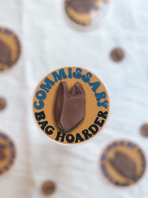 Commissary Bag Hoarder Sticker: Funny Military Spouse Gift