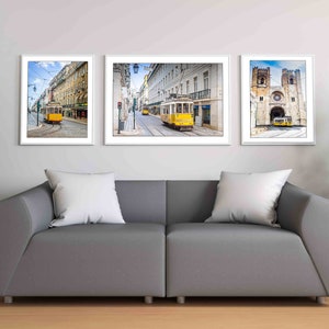 Lisbon Tram Collection | Portugal Poster collection | Printable Poster | 3 Beautiful Posters Lisboa