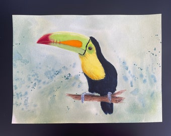 Watercolor Toucan