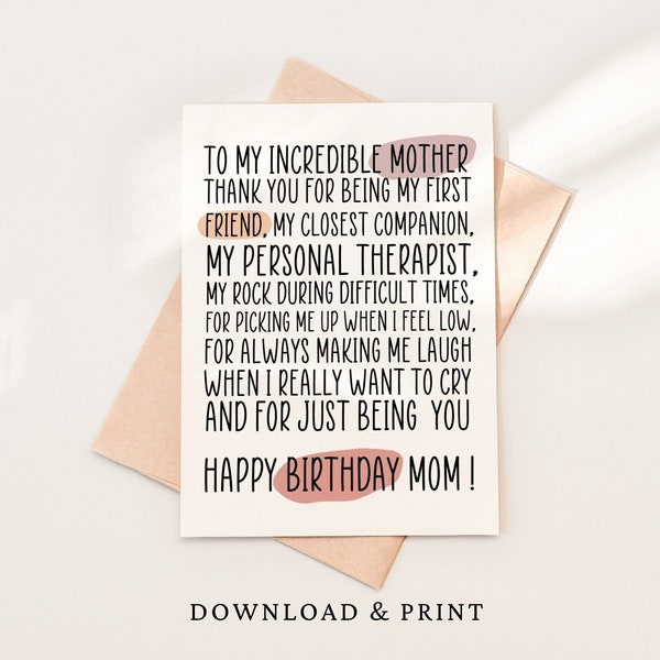 Funny Birthday Wishes For Mom Birthday Card Greetings For Mom To