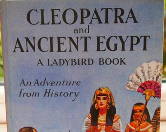 CLEOPATRA and Ancient Egypt - LADYBIRD BOOK from 1966, unique Graduation gift, educational gift, Stocking Filler, Secret Santa for Egypt fan