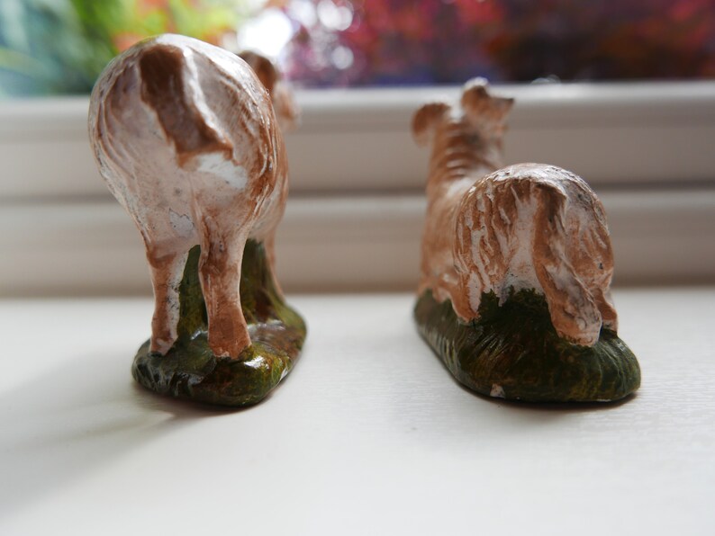 Vintage Nativity Replacement Nativity Figures Two LARGE Etsy