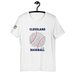 Unisex T-shirt: Cleveland Baseball All-Stars and Legends