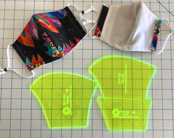 DIY Masks with Filter Pocket - short set, great for summer weather.