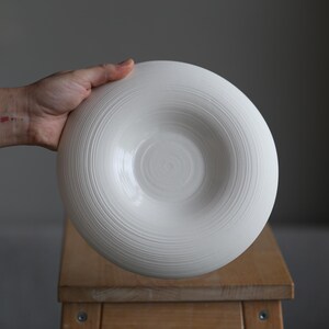 Handmade Porcelain Fine Dining Plate, Handmade Ceramic Plate, Unique Ceramic Serving Dish, Pottery Plates, Kitchenware, Chef Plate