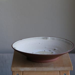 Stoneware Beige-Terra Dinner Plate, Unique Dinnerware, Handmade Pottery Plate, Rustic Dinnerware, Ceramic Plate, Minimalist Dining Plates