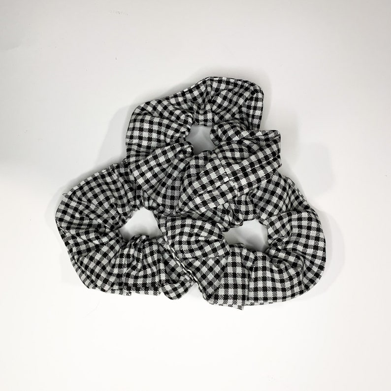 Gingham Scrunchie