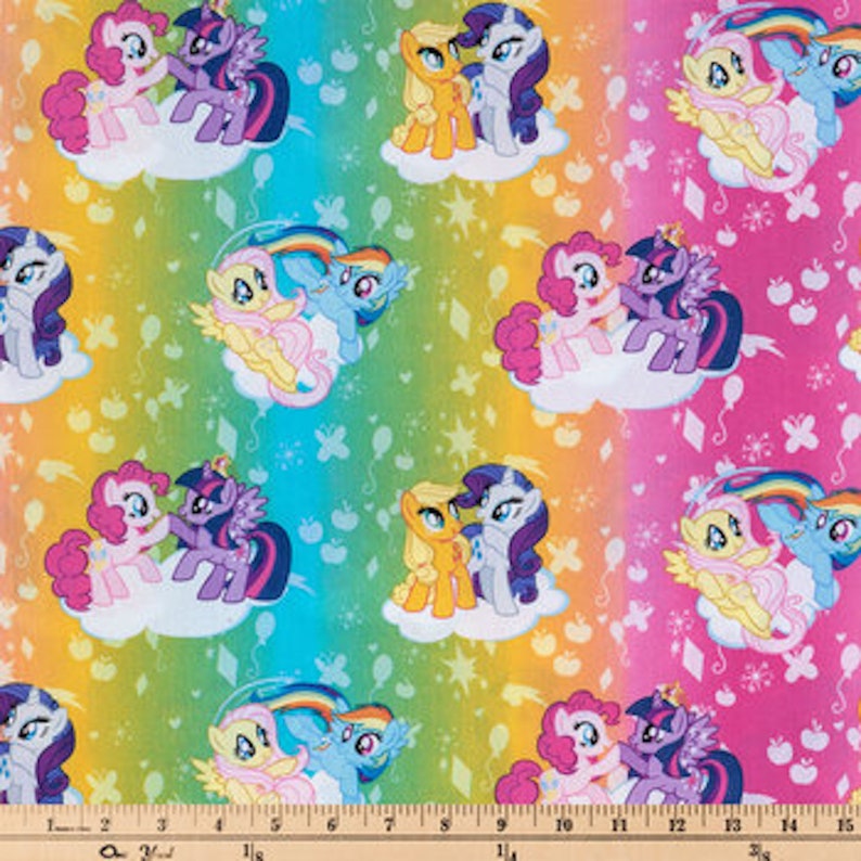 My Little Pony FabricFabricKids fabricFabric by the Etsy