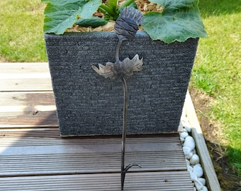 Thistle style fire poker