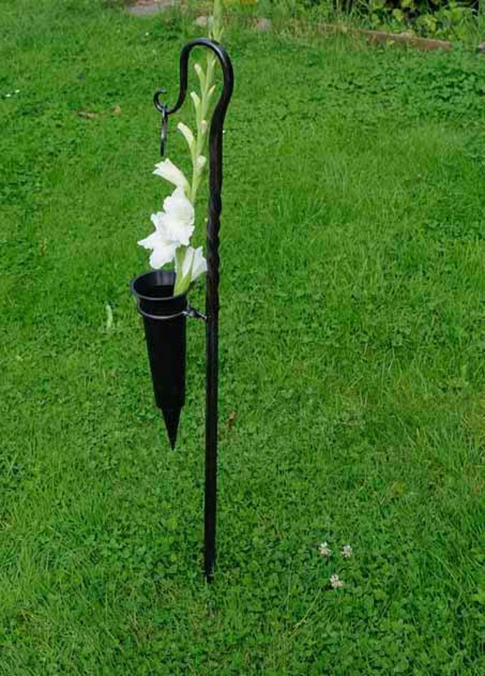 Graveside Flower Holder Made in Blacksmiths Etsy