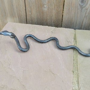 Handmade rebar snake