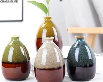 Modern Flower Vases For Homes Ceramic Vase Decoration Flower Glaze Flower Home Accessories Ceramic