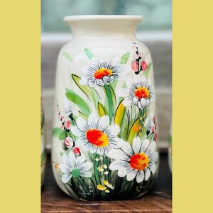 Ceramic Vases for Flowers, Multisize Bud Vase, Unique Home Decoration Shelf Vase, Wedding 19 Centimeters