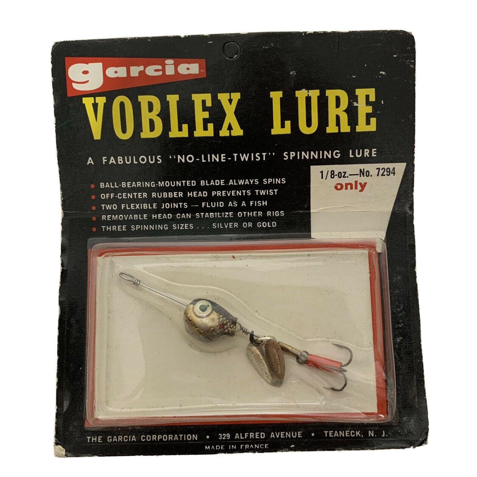 Vintage RARE Garcia Voblex Spinning Lure No Line Twist Fac Sealed Made in  France