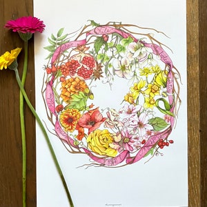 Wheel of the Year - Pagan Wreath Calendar