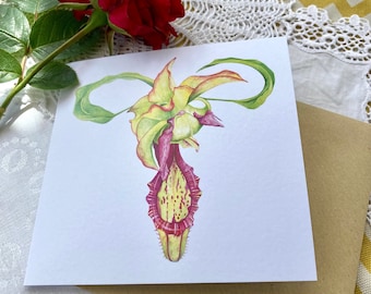Individual Greetings Card - Botanical Womb II
