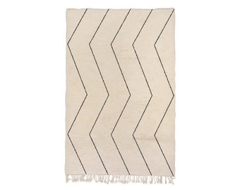 Trellis Custom Rug Beni Ourain 6 colors Customizable Beni Mrirt Moroccan Rug 15 sizes Handmade Moroccan Rug