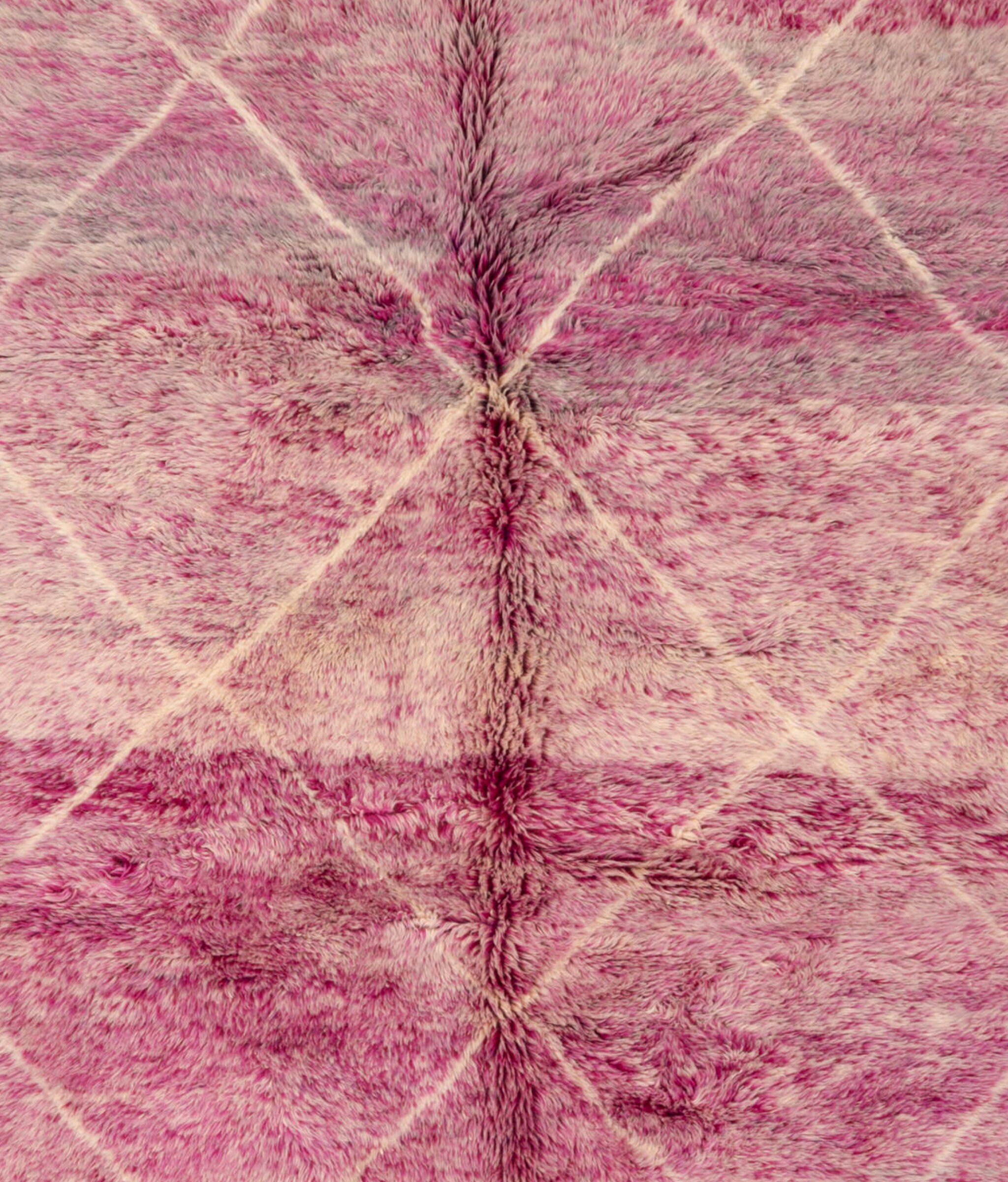 Pink and Cream Rug. Fuschia Rug. Nursery Rug. Mrirt Rug. Beni Etsy