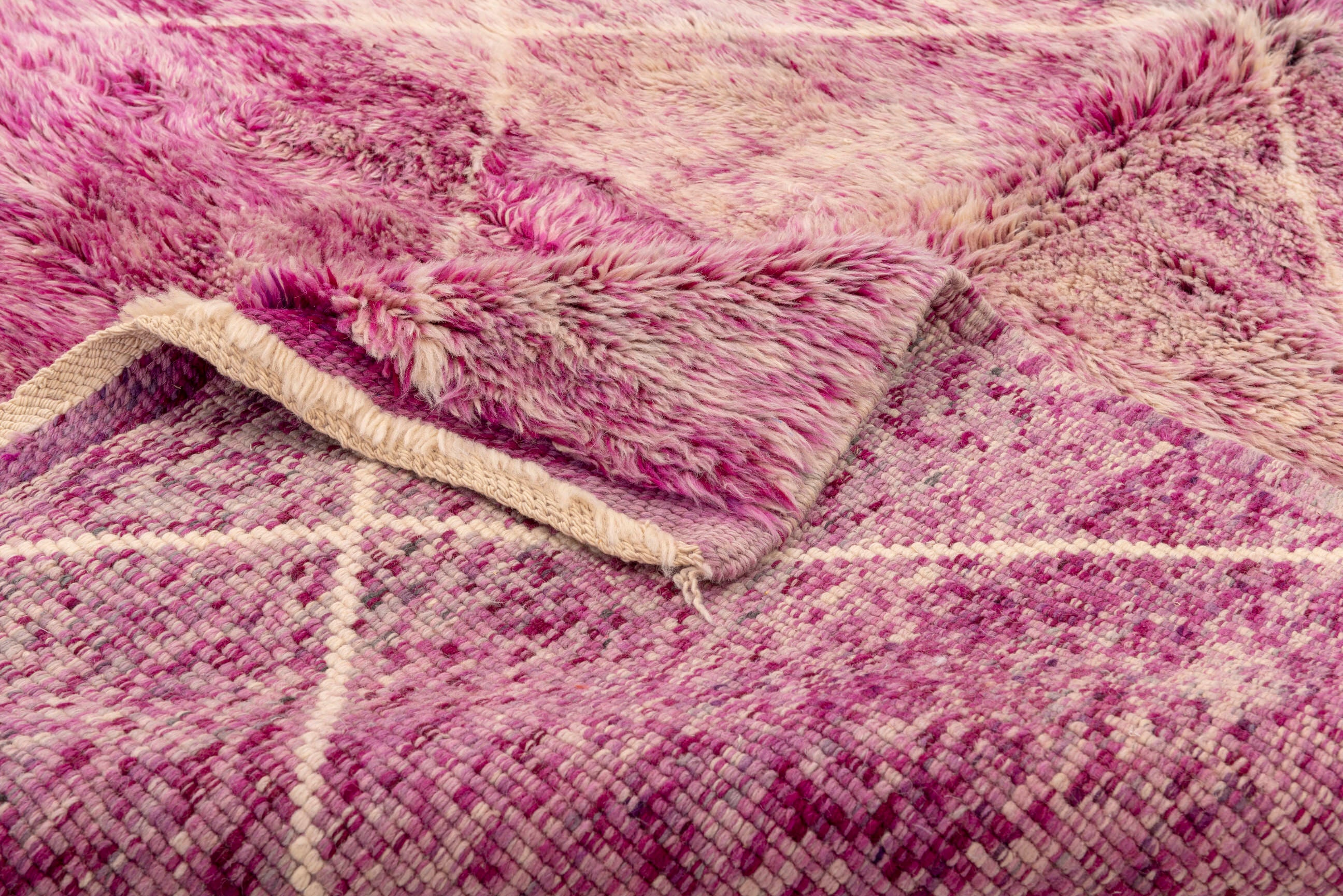 Pink and Cream Rug. Fuschia Rug. Nursery Rug. Mrirt Rug. Beni Etsy