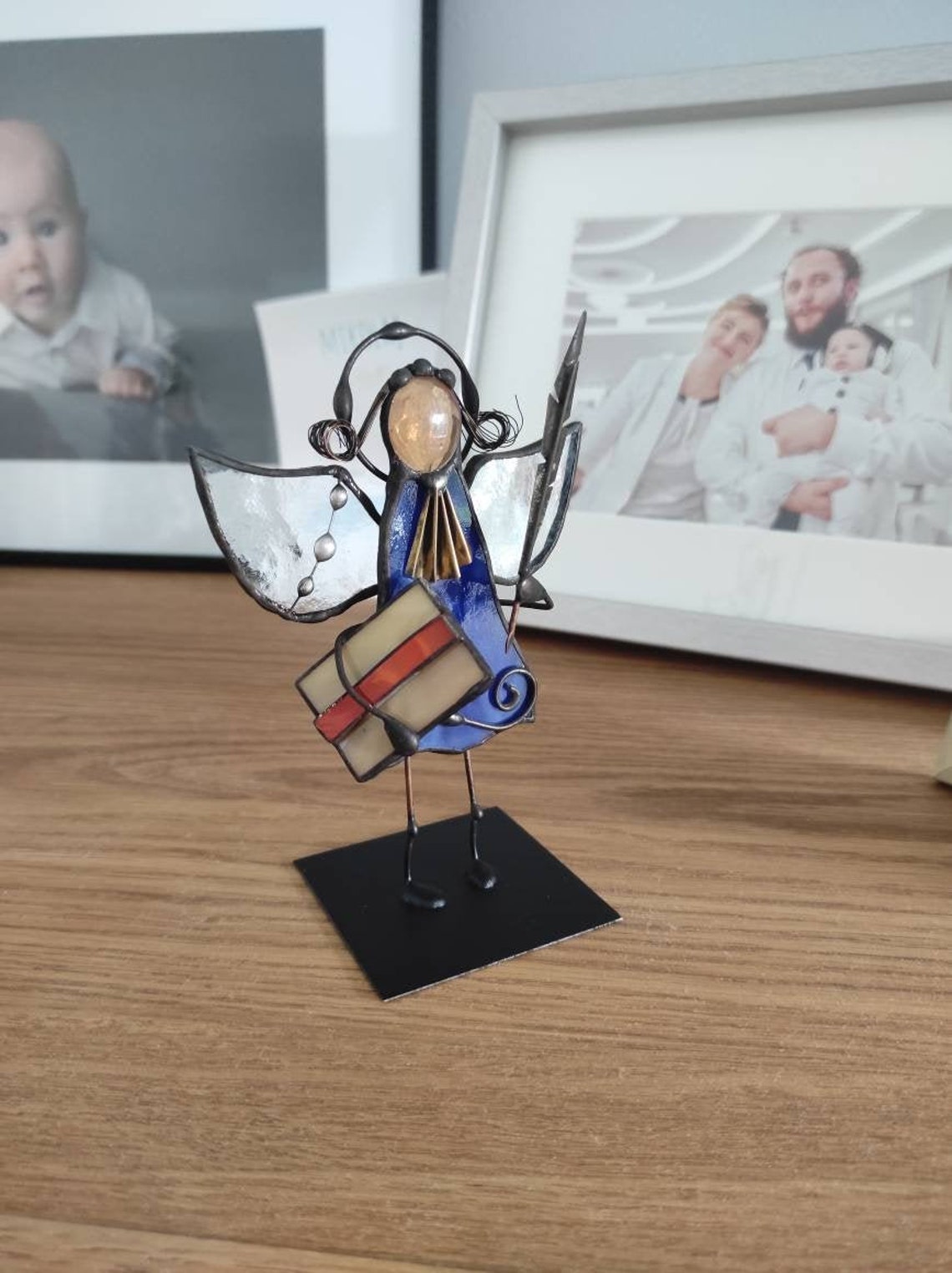 Engraved Lawyer gift Lawyer Guardian Angel Stained glass Etsy