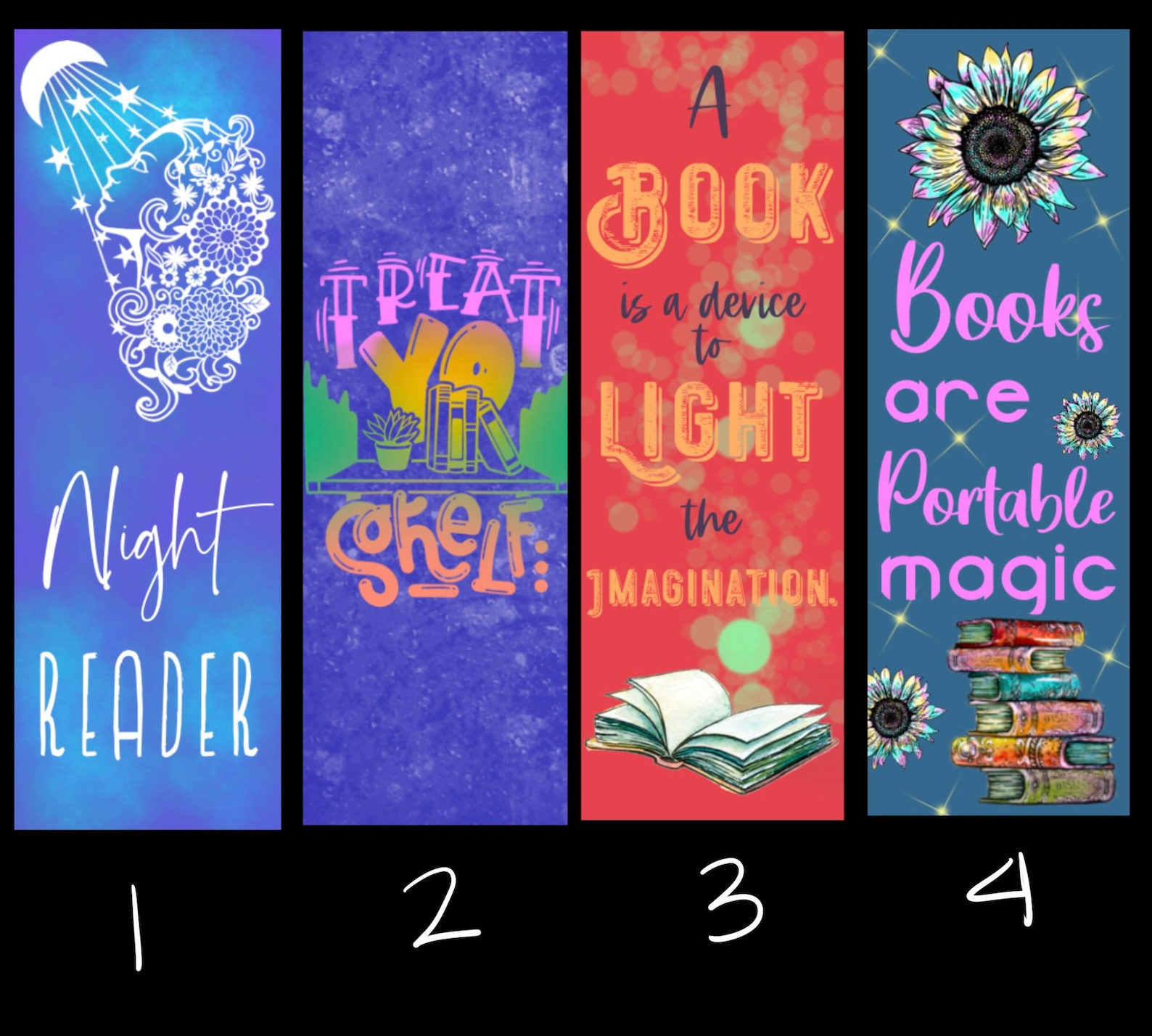 Bookish Bookmarks Etsy