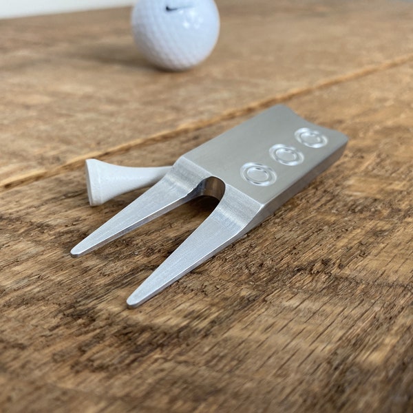Aluminum 3Dot Golf Divot Tool v.1