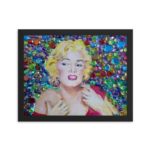 Blonde Bombshell Framed print