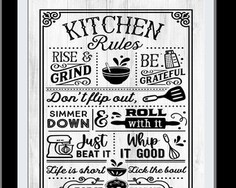 Funny Kitchen Signs Etsy
