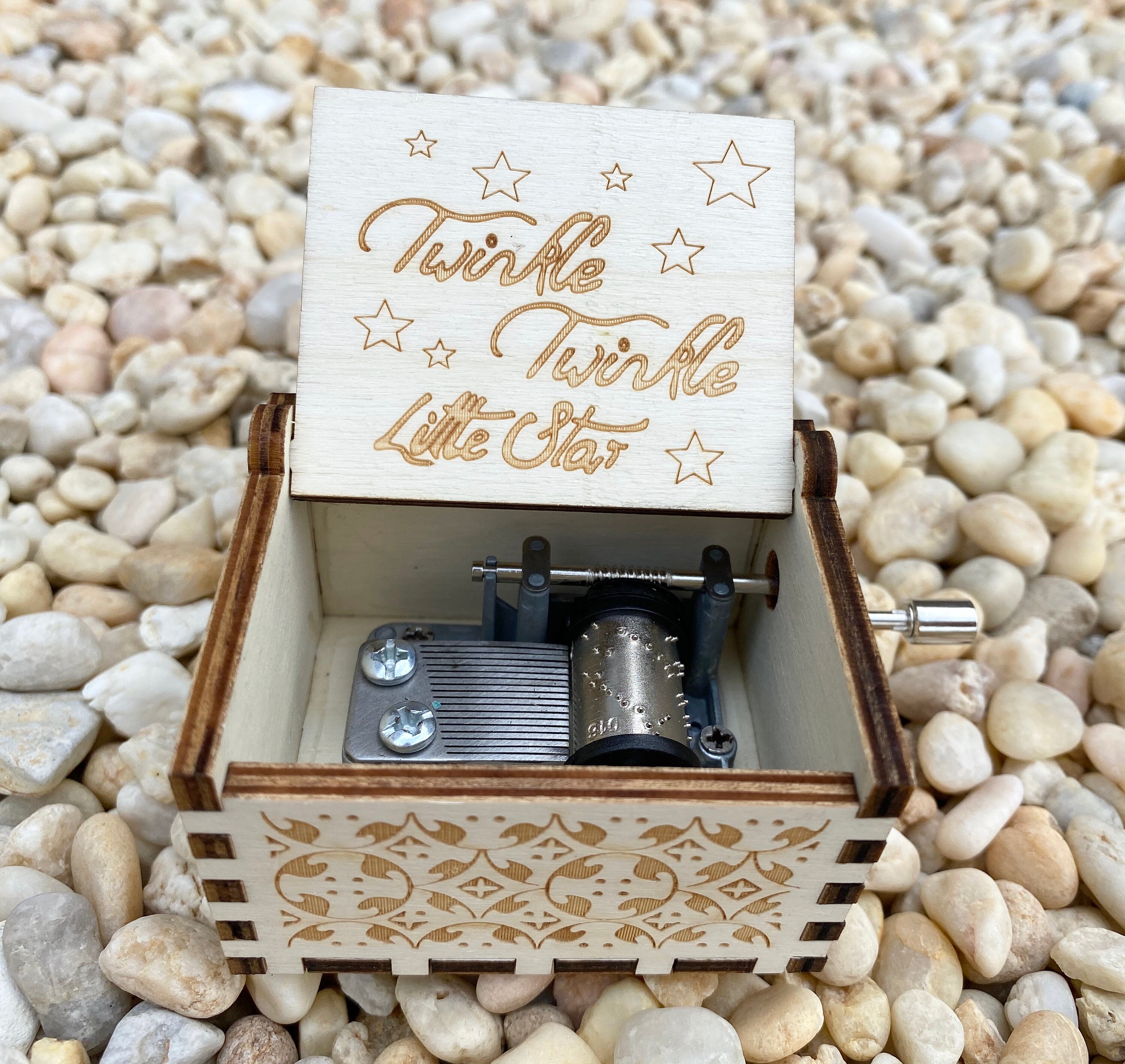 Music Box Gift for Daughter Kids Birthday Gift / Handcranked Etsy