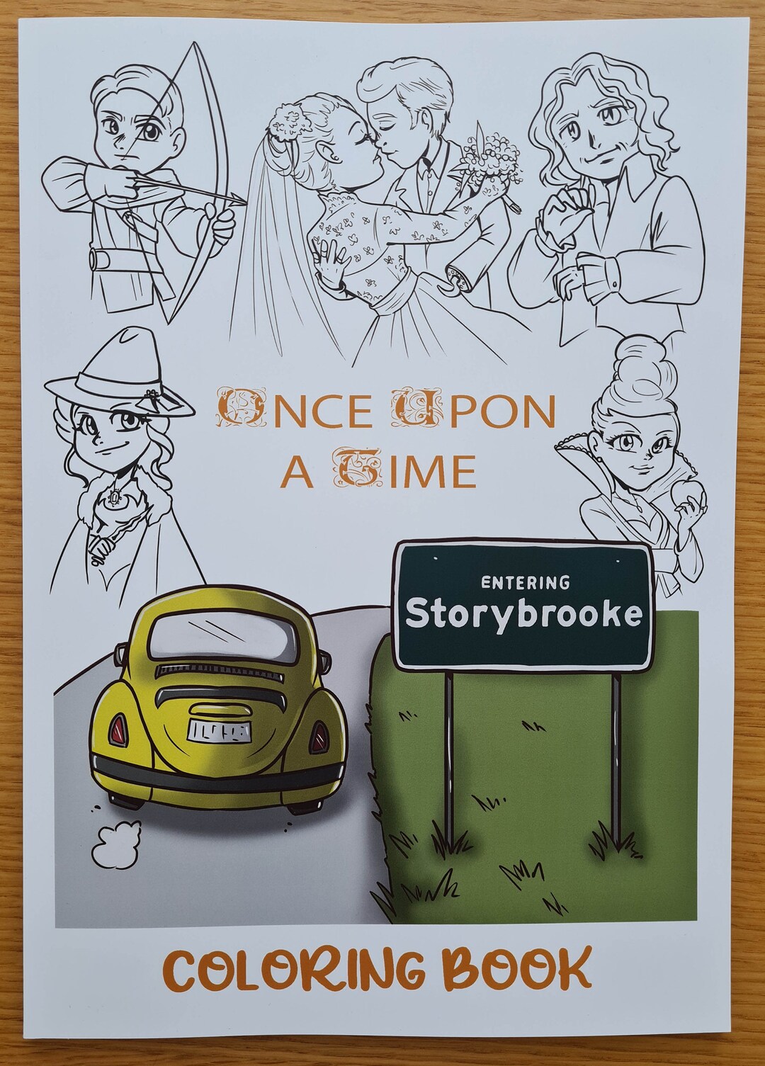 Once Upon a Time Coloring Book - Etsy UK