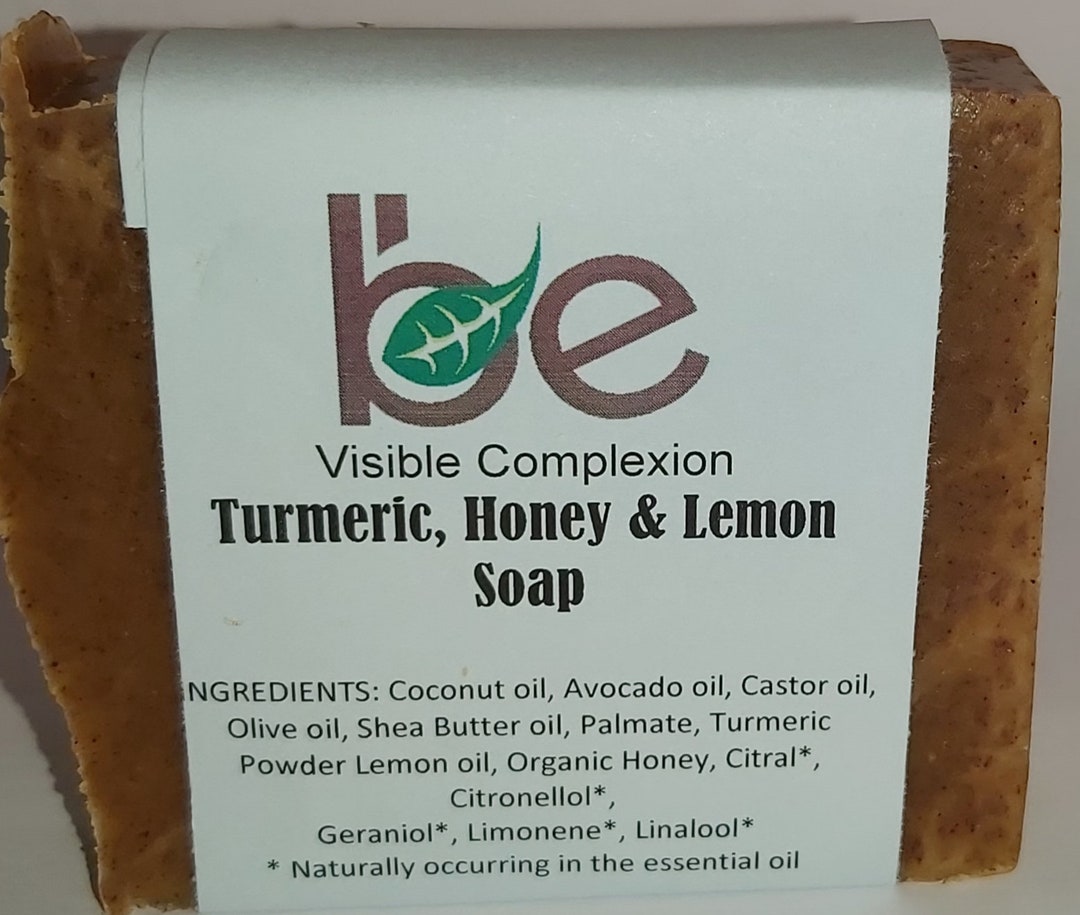Turmeric Honey & Lemon Bar 2X 120G, Turmeric Soap, Honey Soap, Lemon Soap, Dark Spot, Stretch