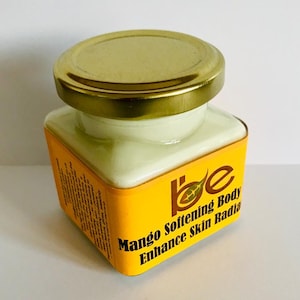 MANGO SOFTENING Body Butter 130ML Enhance Your Skin Radiance In 5 MINUTES. Reputed to relieve dryness, itching and enhance youthful glow