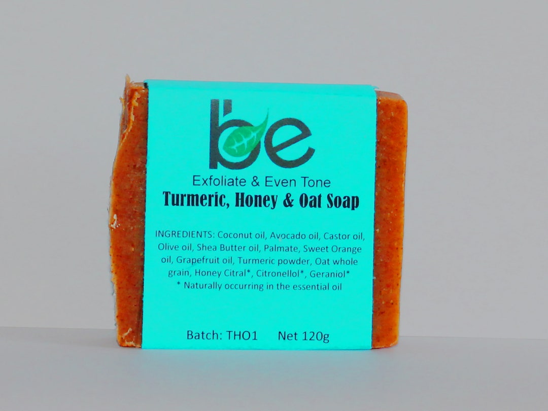 TURMERIC HONEY & OAT Soap 2 X 120G Acne Dark Spots Turmeric Etsy