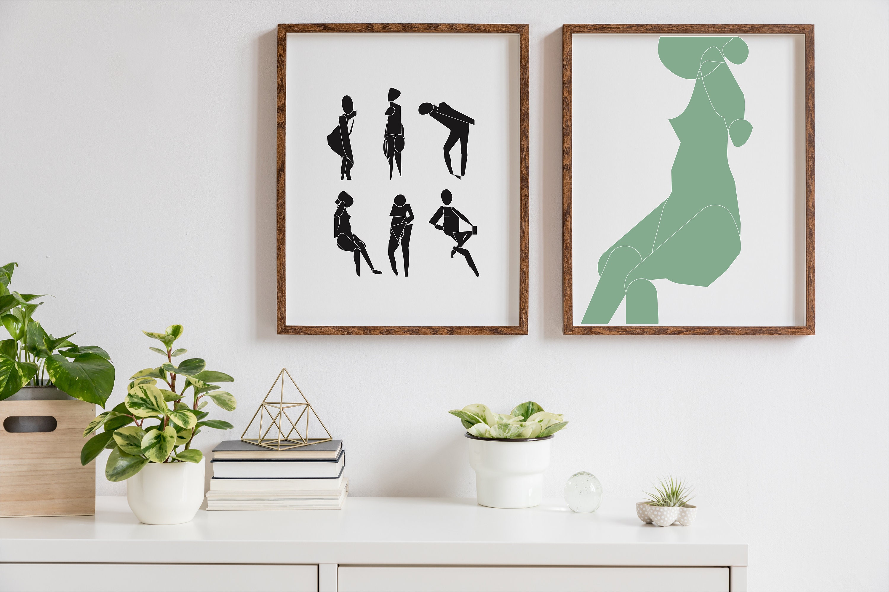 Abstract Print Set: Hannah | Etsy