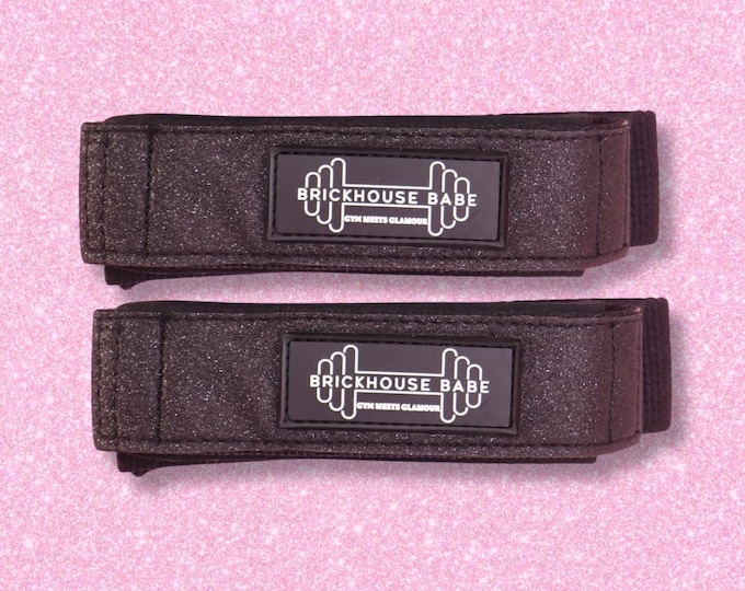 Glitter Lifting Straps | Fitness Gifts for Women | Fitness Equipment For Women | Wrist wraps | Wrist Straps | Weight lifting | Cute Gym Gear