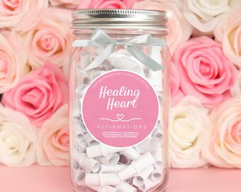 Affirmation Card Jar, Divorce Party Gift, Happy Break Up Gift for Her, Relationship Positivity Cards, Womens Empowerment, Self Love Cards