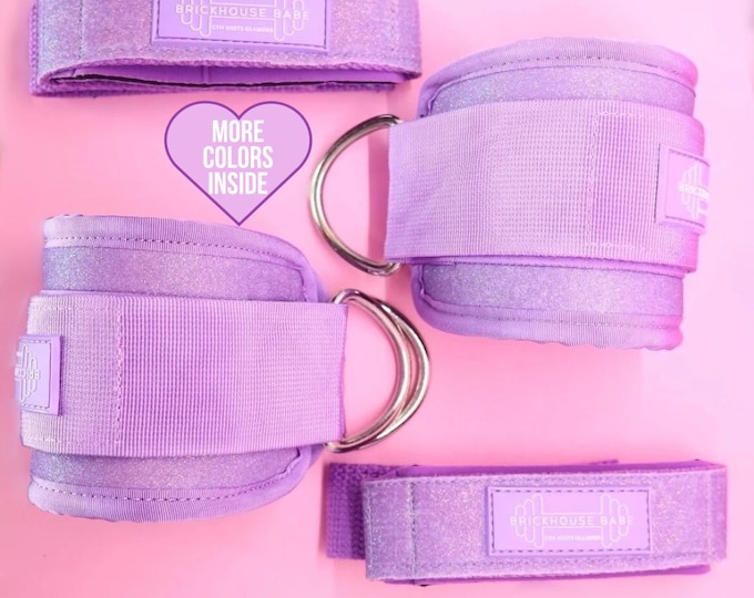 Cesto regalo fitness, cinghie per sollevamento pesi, cinghie per caviglie per allenamento glutei, attrezzatura fitness per donne, set per sollevamento pesi, grazioso fitness