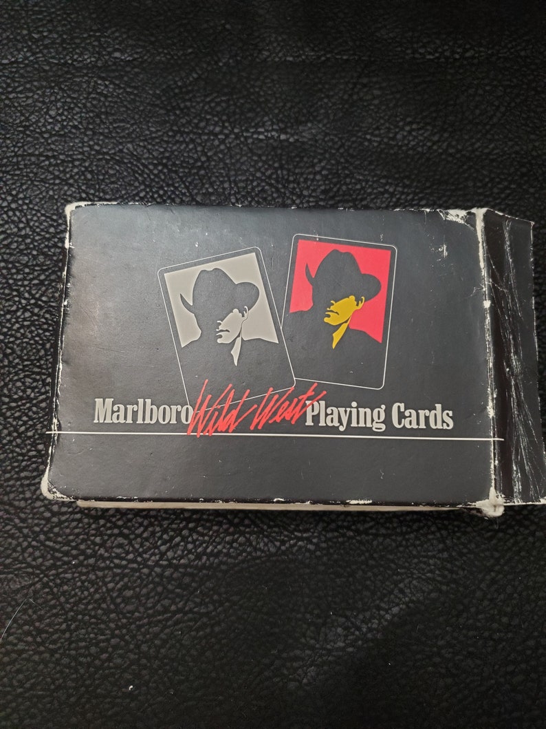 WILD WEST COLLECTIBLE Marlboro Playing Cards Etsy