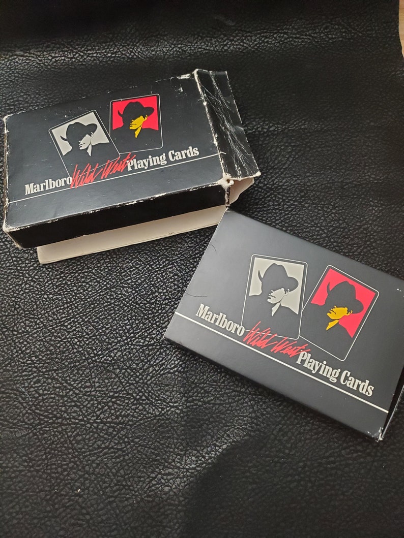 WILD WEST COLLECTIBLE Marlboro Playing Cards Etsy